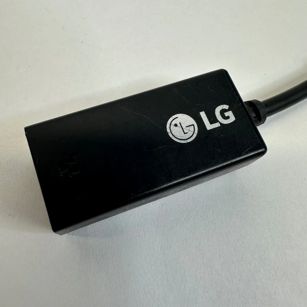LG USB-C to Ethernet RJ45 Adapter Black ATD5KF‎ D17-0057001 Network Dongle